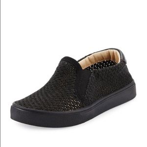 Akid Brand Liv Black Mesh Slip Ons Size Us 13 Eur 31